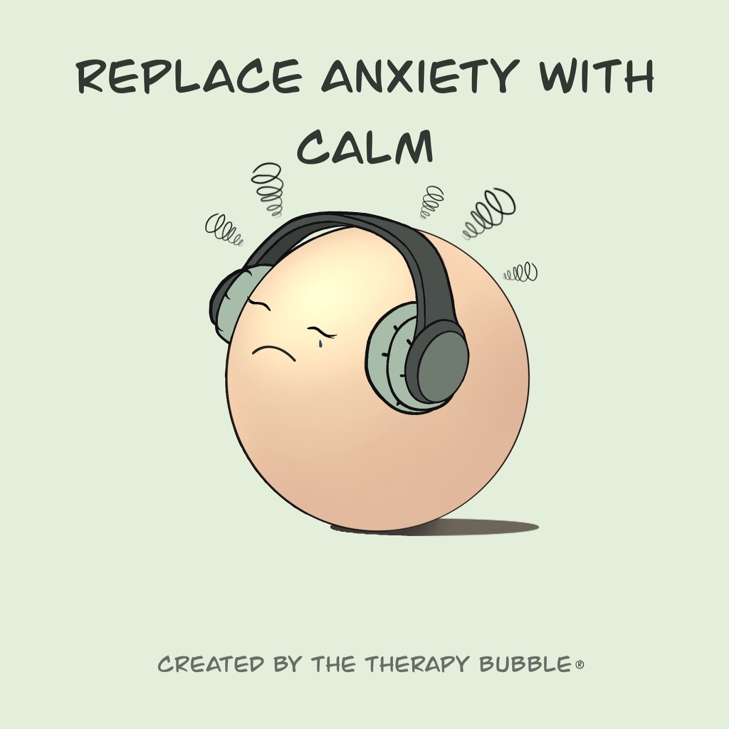 Replace anxiety with calm audio MP3